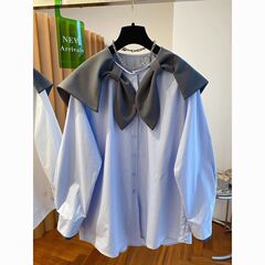 JK春大码女装气质衣服女春秋款孕妇上衣春天穿搭多巴胺遮肉废土风