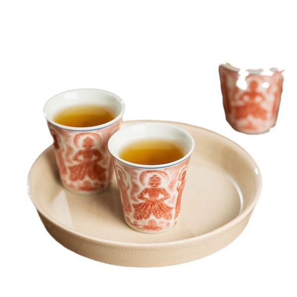 Jingdezhen Vientiane Chai Boiled Tea Cup Happy Master Cup Chinese…