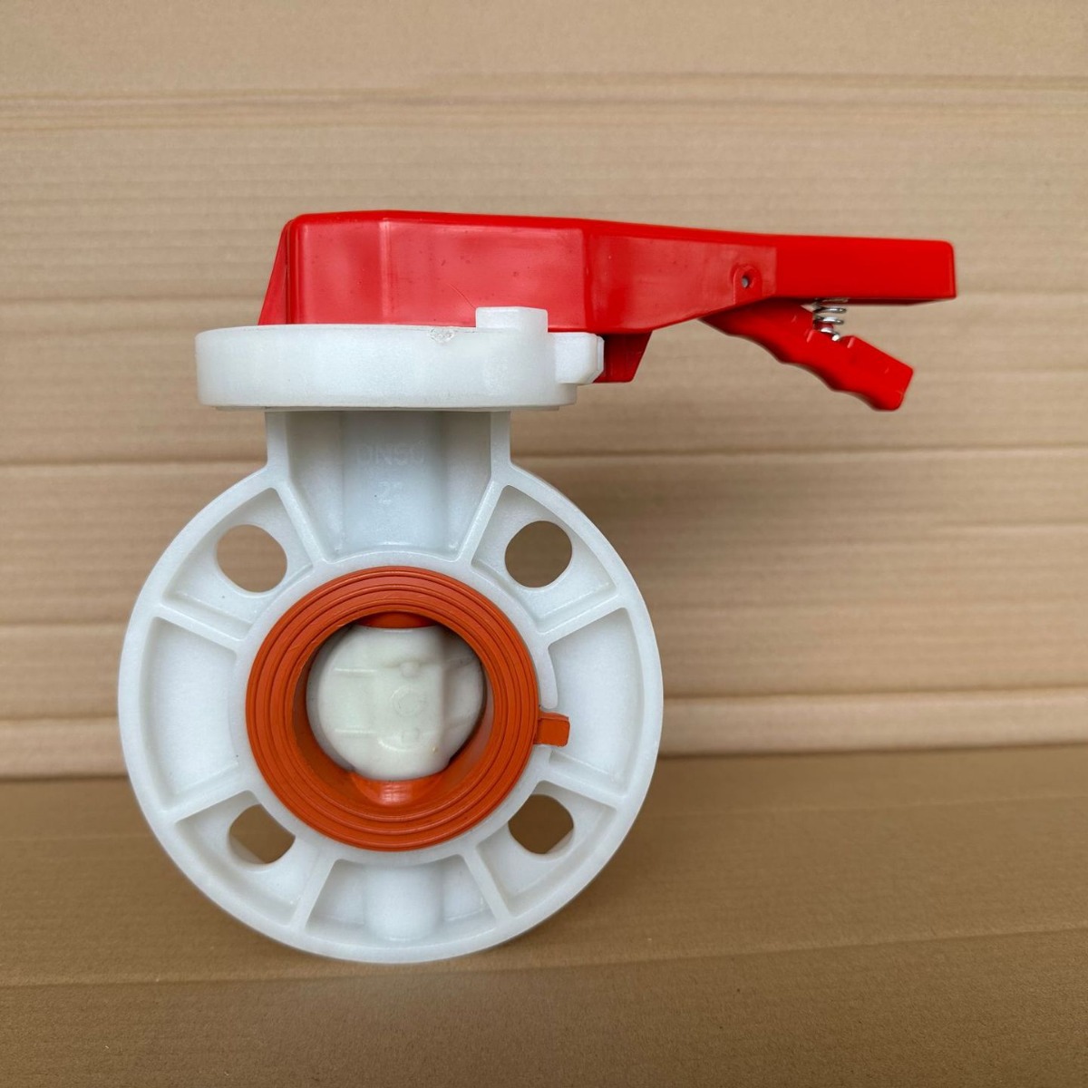 供应FRPP手柄蝶阀FPM阀座 D71X-10S DN50 耐腐蚀耐高温 108元