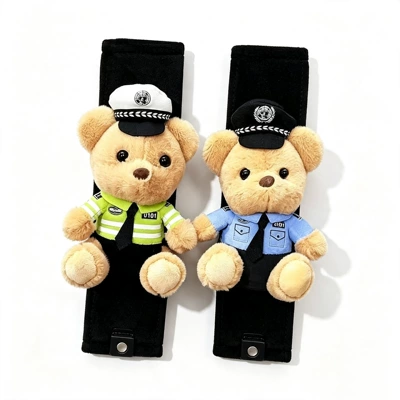 passenger seat interior decoration, couple's — Seat belt shoulder pad