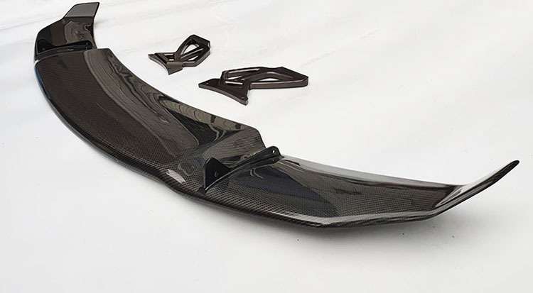 Universal Car Modification Large Rear Wing for Sedan, Perforated High-End Wind Wing V-Style, No Adhesive Required, Windproof, No Installation Needed, Spoiler