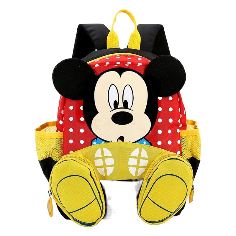 Mochila escolar para niños de dibujos animados lindo bebé kindergarten mochila de reducción de carga niños y niñas estilo occidental pequeña mochila comercio exterior