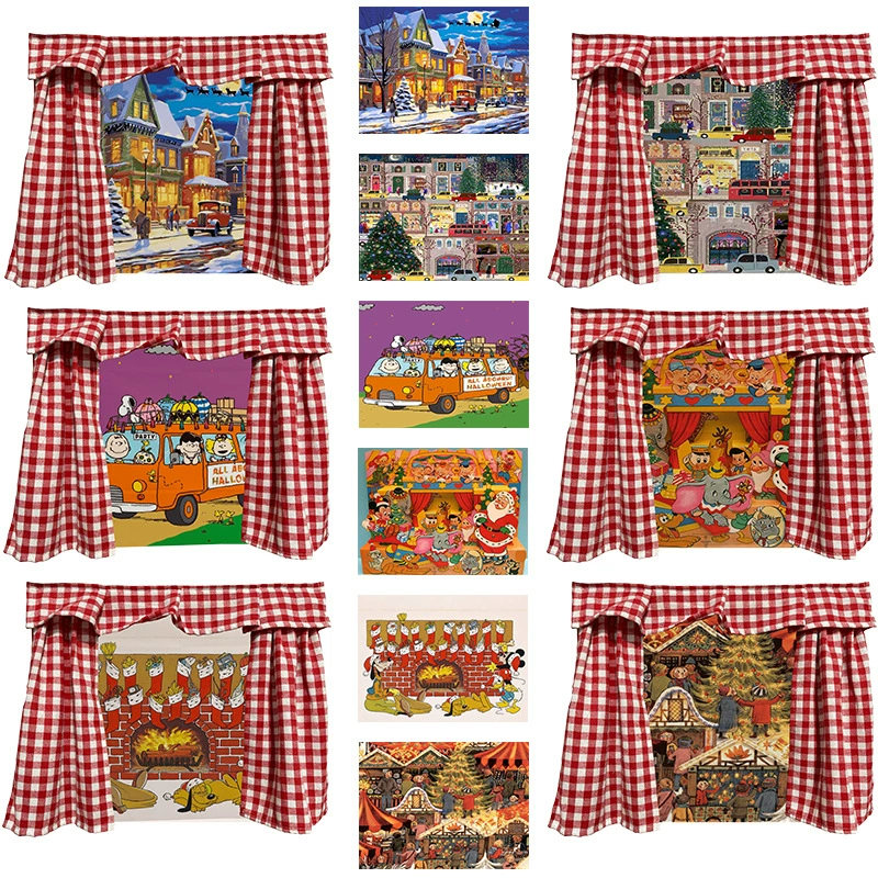 Рождественская декоративная разноцветная висячая ткань 3D трехмерные шторы фон ткань настенная отделка настенная ткань шкаф, чтобы покрыть шторы для спальни