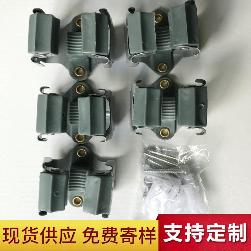 加强型单夹5个装拖把夹 卫生间置物拖把架 固定式家用拖把壁挂