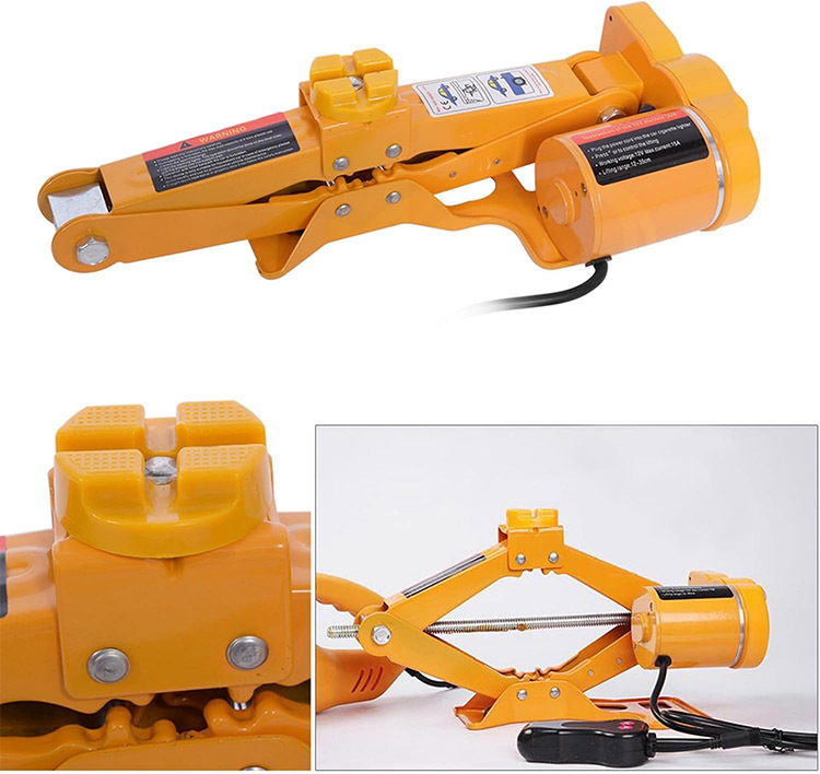 Scissor-Type Vehicle-Mounted 0kg Ton 12V Electric 2t Load-Bearing Cross-Border Export 12V Electric 0kg Ton