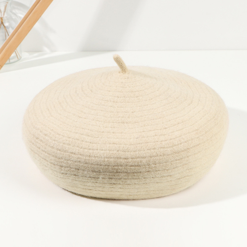 Otoño y invierno de moda de lana Boina niños retro sombrero japonés Inglés elegante sombrero pintor temperamento
