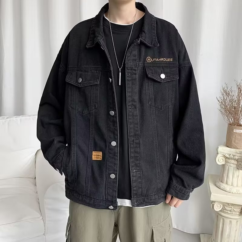 Men's Denim Jacket 2026 New Spring and Autumn Street Style Korean Fashion Casual Jacket Men's Clothing