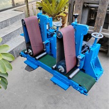 小型全自动金属去毛刺去氧化皮不锈钢平面除锈砂带机台式打磨机