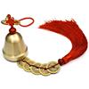 Workmanship Refinement Pure copper Small bell Five emperors' money Pendant Home Furnishing balcony Entrance shop Wind chime Pendants Door trim Prompt