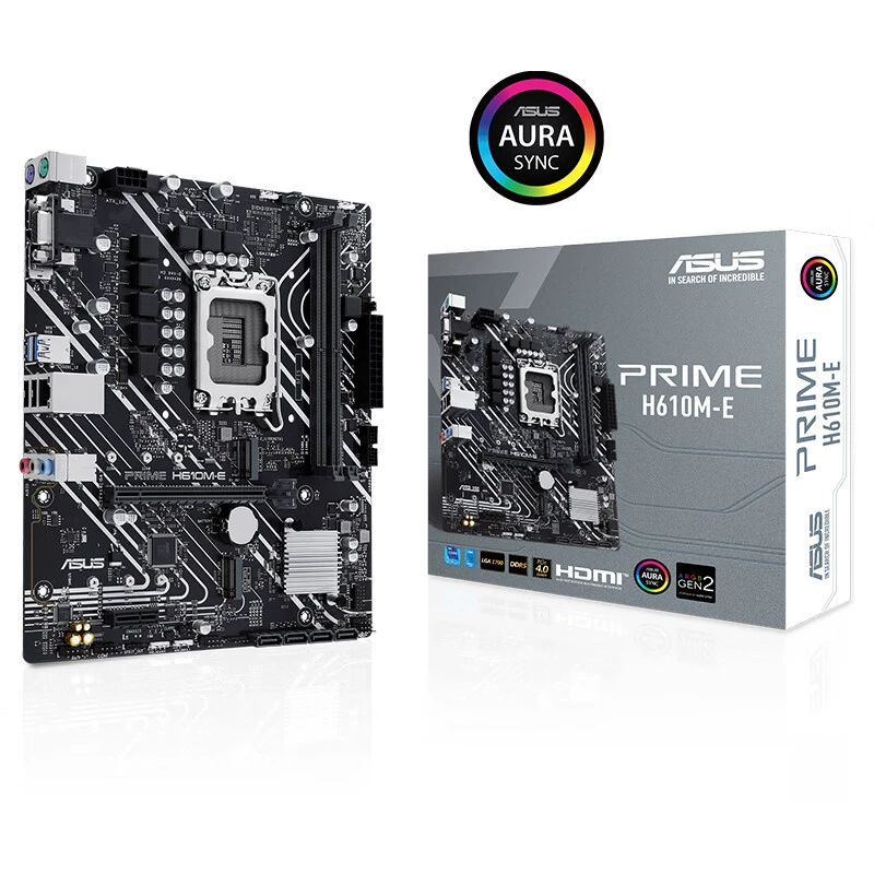 Совместимая материнская плата Asus, 610m, G6900, 12400, 1200, 13100