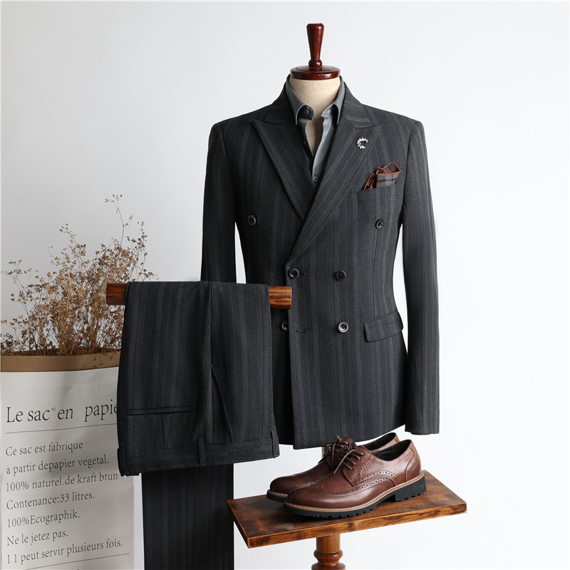 Dark gray (suits+vest+trousers)