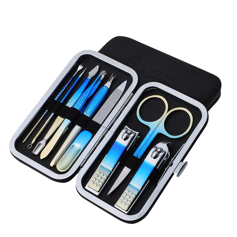 Caja de pinzas de uñas de corte de uñas para hombres.