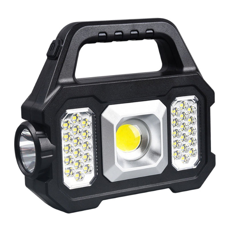 Reflector multifuncional transfronterizo emergencia LED luz solar al aire libre impermeable luz fuerte linterna COD lámpara portátil