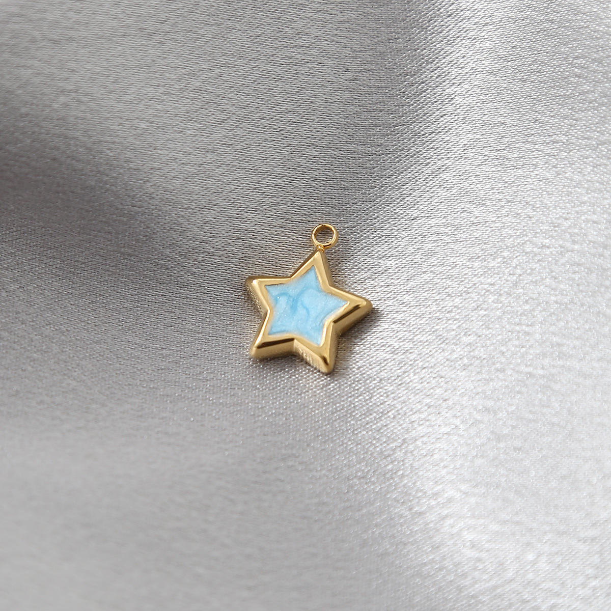 304 Stainless Steel Material 14*16MM 304 Stainless Steel Star Pendant Jewelry Accessories