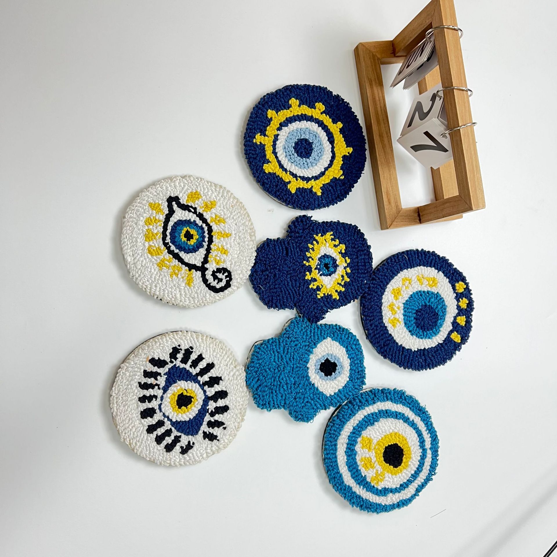 Tufted lazo toalla bordada montaña procesable patrón transfronterizo sala de estar comedor hogar fresco montaña placemat