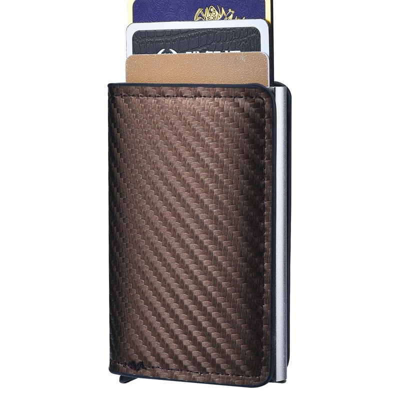 Fábrica al por mayor 2024 modificado RFID antirrobo cepillo hombres Amazon caliente Freno de aleación de aluminio titular de la tarjeta