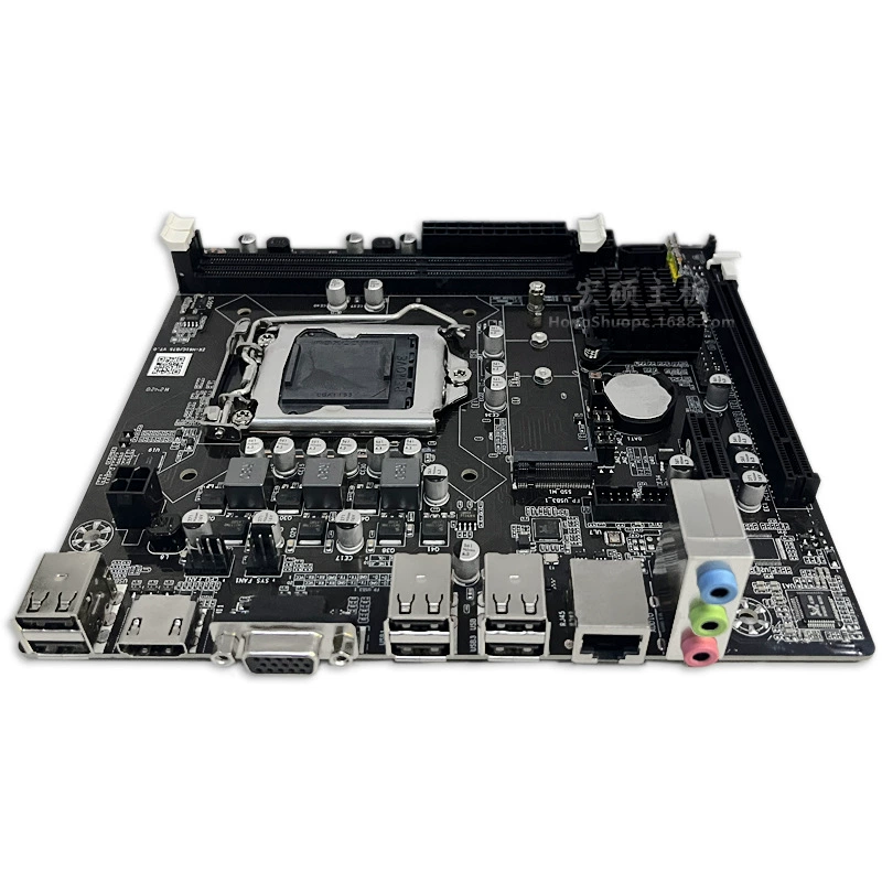 Материнская плата (Hongshuo) H61-1155, DDR3 двойной канал, LGA1155 Micro-ATX