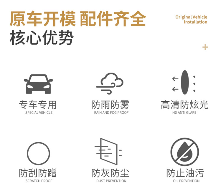 Suitable for Nissan Kicks rearview mirror assembly accessories, lens, reversing mirror housing, reflector, turn signal cover
