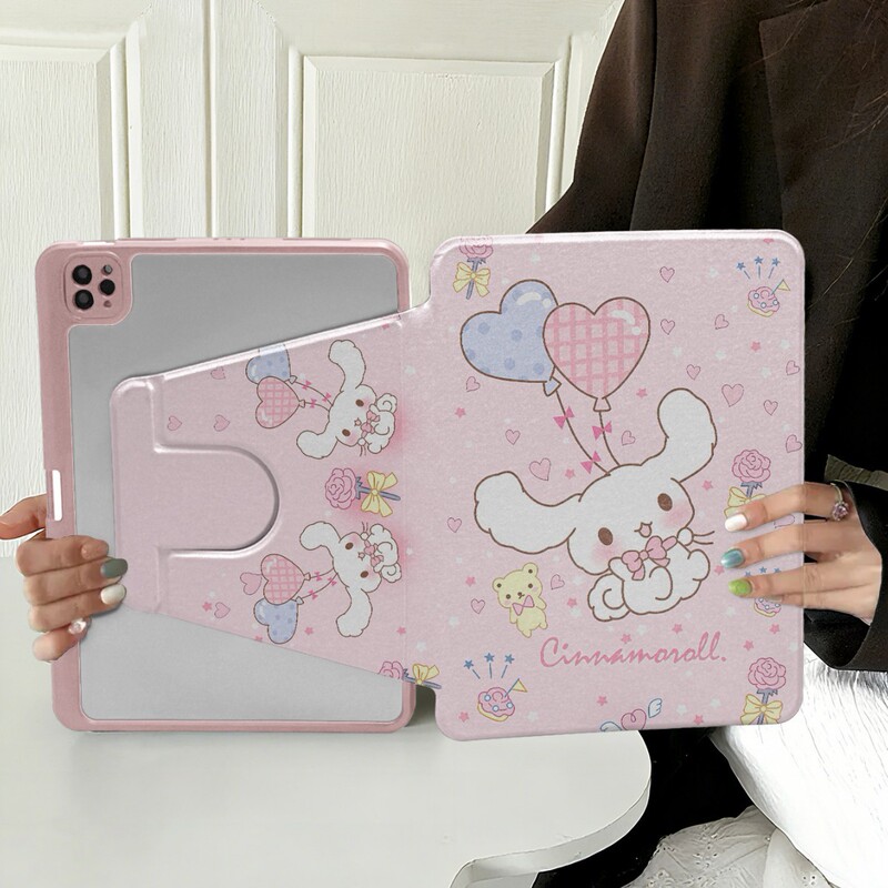 Suitable for iPad Tablet Cartoon Protective Case 10/11 Generation Cute Pro11 Anti-Fall Air7/6 with Pen Slot 10.2 Case