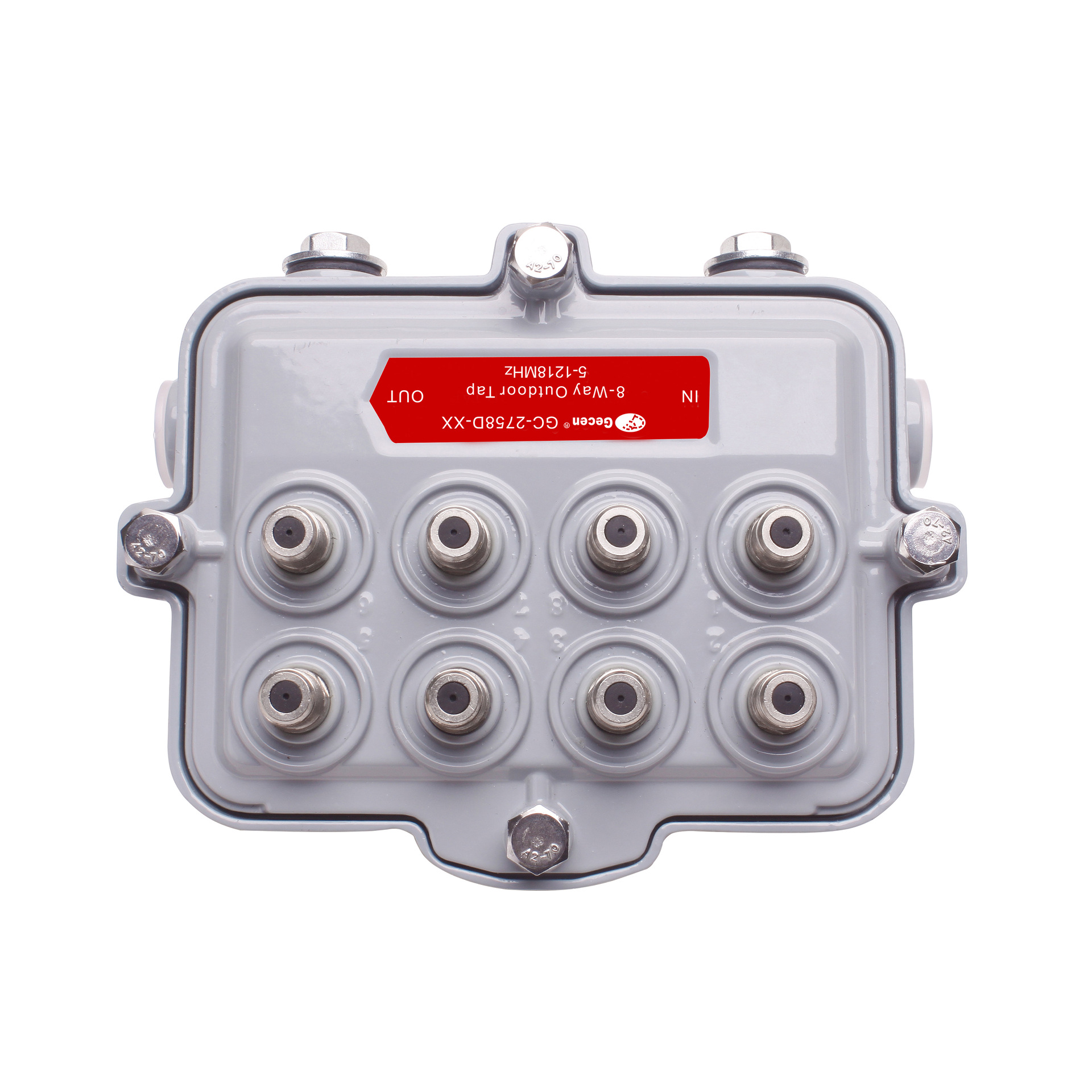 有线电视室外5-1218mhz八路分支分配器野外CATV Outdoor 8Way tap