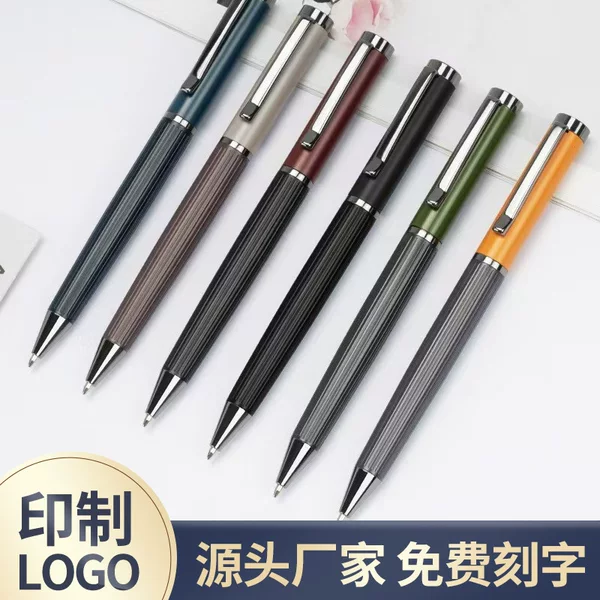 Direct sale Morandi metal ballpoint pen, business engraved signature pen, promotional gift pen, wholesale ballpoint pen