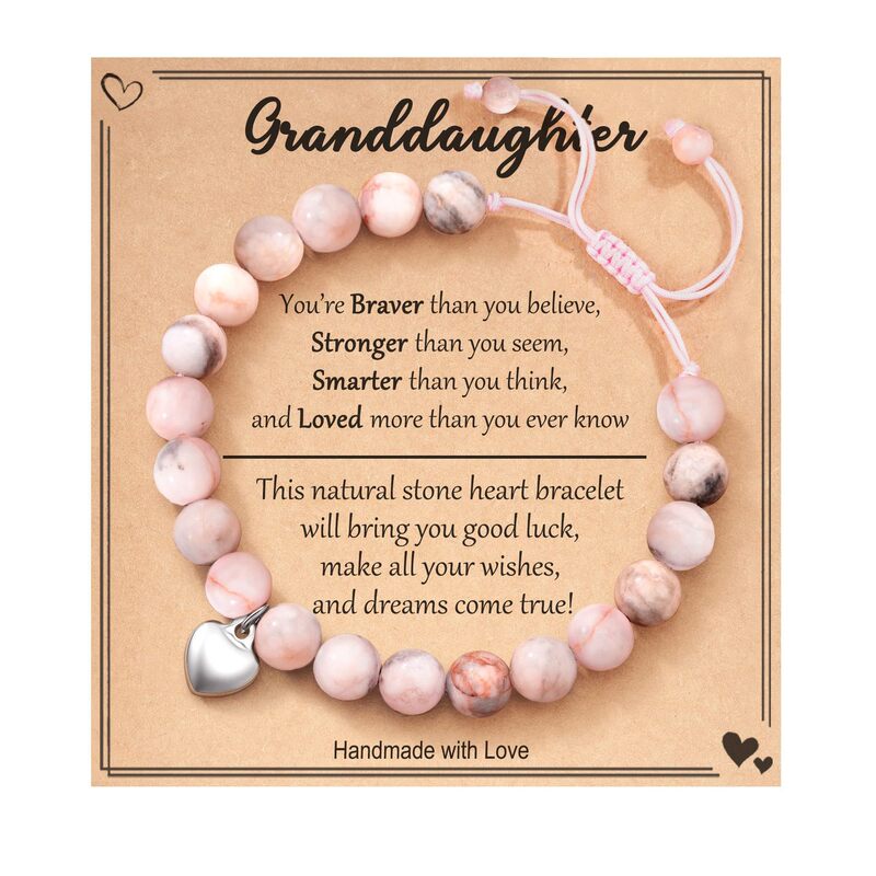 Cross-border Hot Pink Zebra Bracelet Flat Knot Woven Adjustable School Season Birthday Gift Love Pendant Pink Zebra