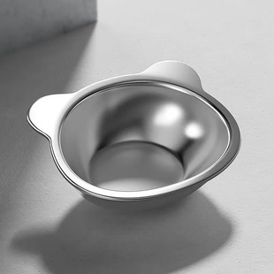 Cat Bowl Stainless Steel Cat Food Basin Cat Rice Bowl Food Bowl Drinking Bowl Pet Dog Bowl Diangle Bowl Protection Cervical Spine