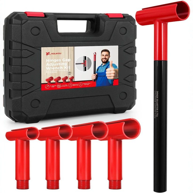 Набор инструментов для регулировки зазора петли для домашнего бизнеса 4-в-1 Регулировка дверной петли