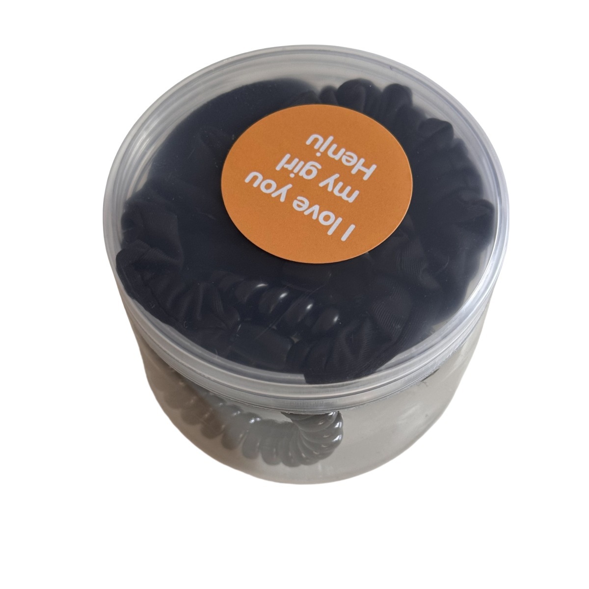 Diez piezas en caja simple doblado línea telefónica bobina de cabello 2024 nuevo versátil de alta elasticidad correa de correa duradera