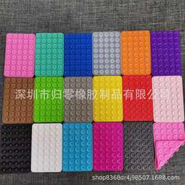 工厂热销多功能硅胶双面粘吸盘 手机贴水洗40粒吸盘自粘手机支架