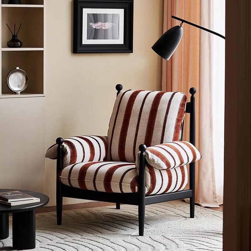 Silla negra roja silla de sofá de ocio silla de madera maciza respaldo diseñador de casa estilo francés estilo medieval lujoso silla de ocio perezosa