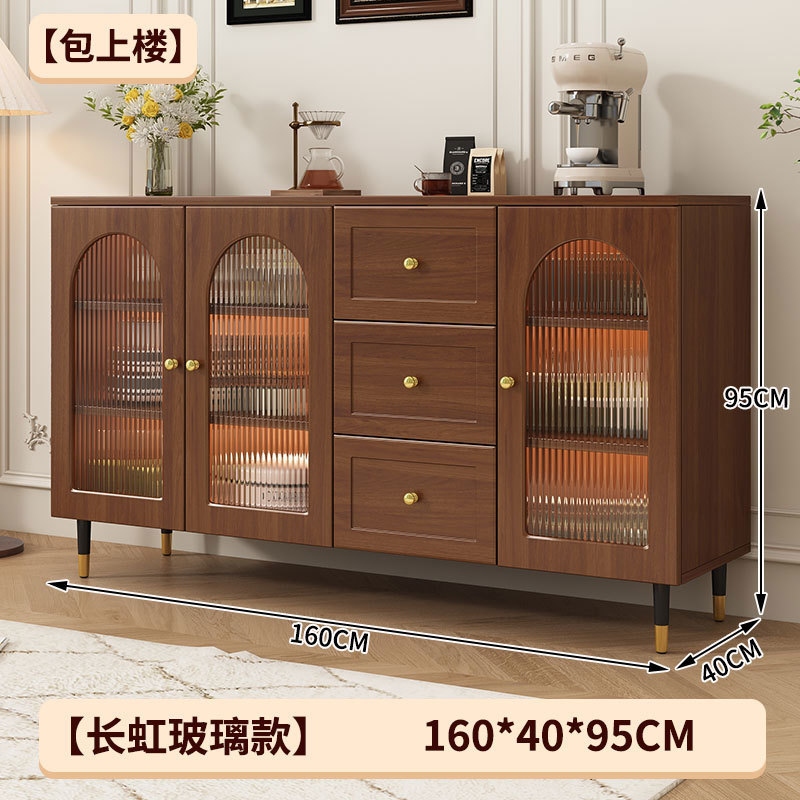 Gabinete de comedor moderno y simple, armario de almacenamiento de caña de viento, sala de estar, armario de té de cocina doméstica, armario de viento