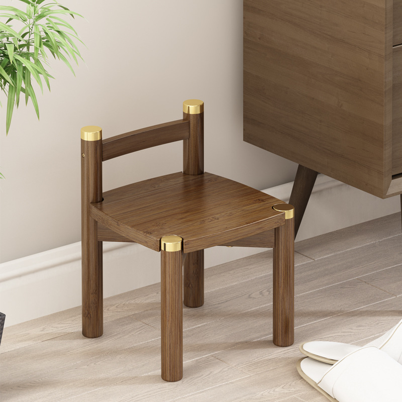 Taburete pequeño de madera maciza hogar sofá apilable taburete bajo simple sala de estar mesa de café lado pequeño banco pequeño taburete para niños pequeño cambio de zapatos