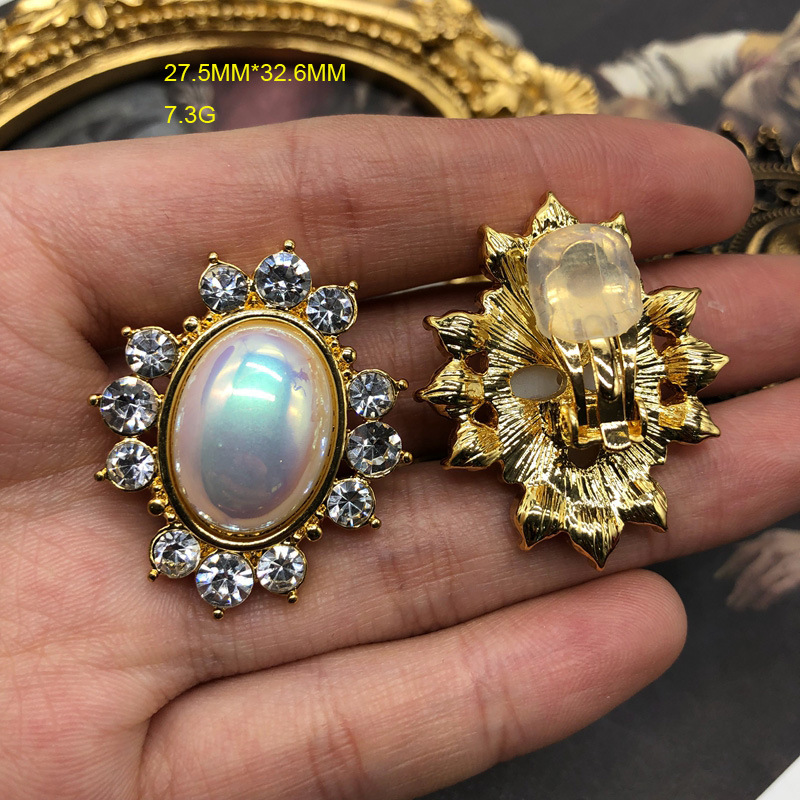 15g Weight Ear Studs Classification 1 Pair Quantity Street Occasion Alloy Material 1 Pair Retro Geometric Alloy Plating Women's Ear Studs