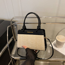 手提包包女士2025新款春夏高颜值感小众大容量复古手拎托特斜挎包