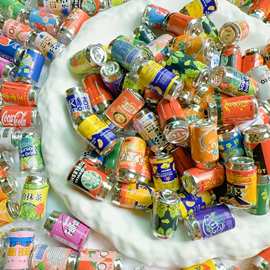 抖音混装款立体微缩迷你仿真小饮料酒瓶子树脂diy创意儿童玩具