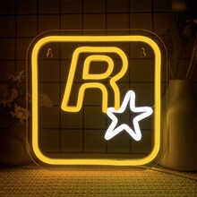 G 64964 Vice City Neon GTA Gaming Decor �޺�羺װ�ε�