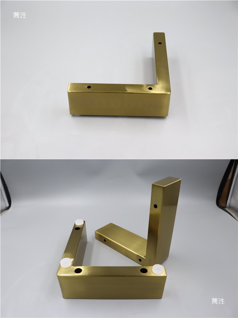 Stainless Steel Metal Bed Legs, Sofa Legs, L-Shaped Coffee Table, Tv Cabinet, Bedside Table Support Legs, Furniture Heightening Pads