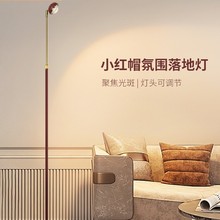 小红帽落地灯客厅高级感落日氛围灯卧室阅读装饰创意护眼立式台灯