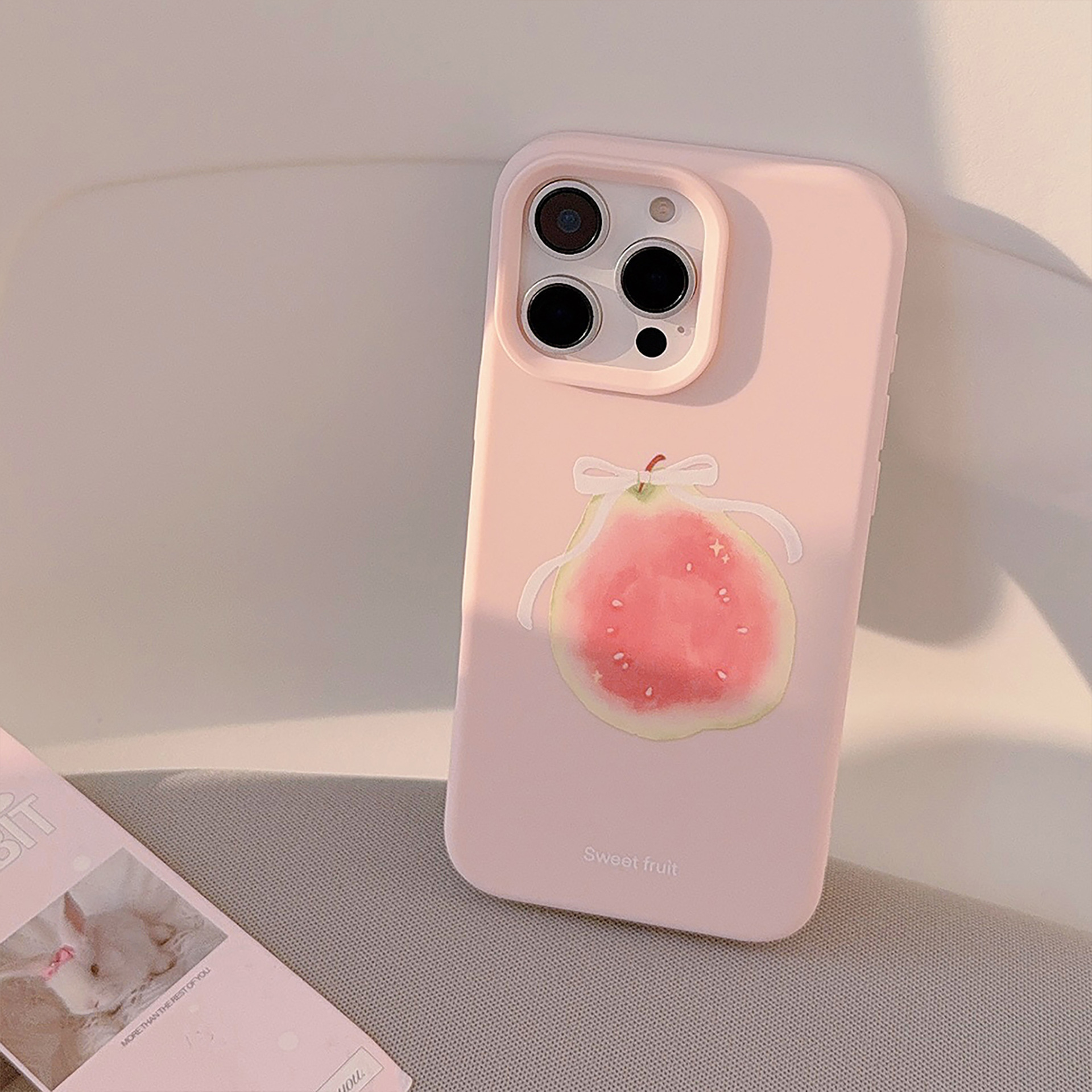 Summer Sweetheart Guava Fruit Apto iphone16ProMax Apple 15 Funda para teléfono móvil 14 Girl 13 Soft 15PM