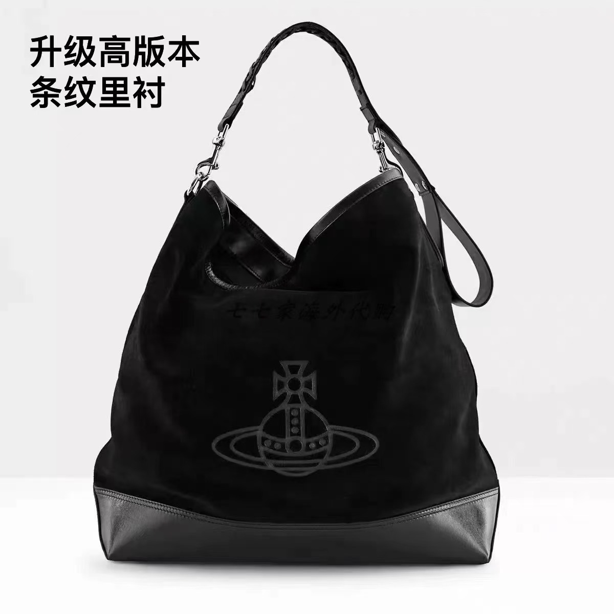 xiempress hobo large capacity women‘s bag suede hobo bag shoulder underarm bag tote bag large bag saturn autumn/winter bag
