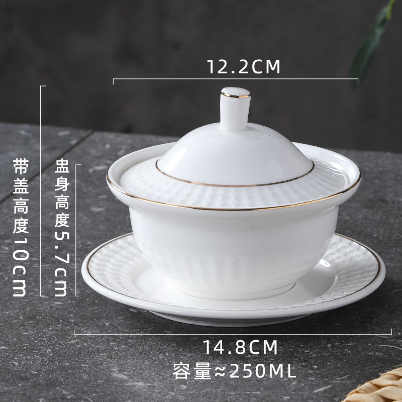 蓋付き火傷防止スープカップ、両耳スープカップ、デザートシチュー丼、ホテルクリエイティブシチューカップ、ツバメの巣カップ、ダブルスキンミルクボウル|undefined