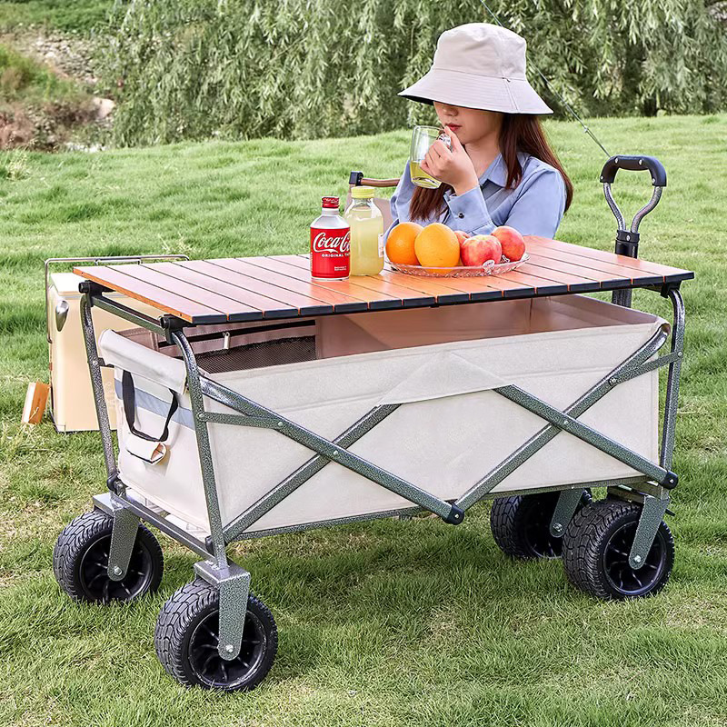 Reunión al aire libre campista picnic campamento coche portátil pesca compras puesto carro plegable picnic Coche