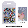 Pack, jewelry, nail decoration, mixed transparent bag, 1440 pieces