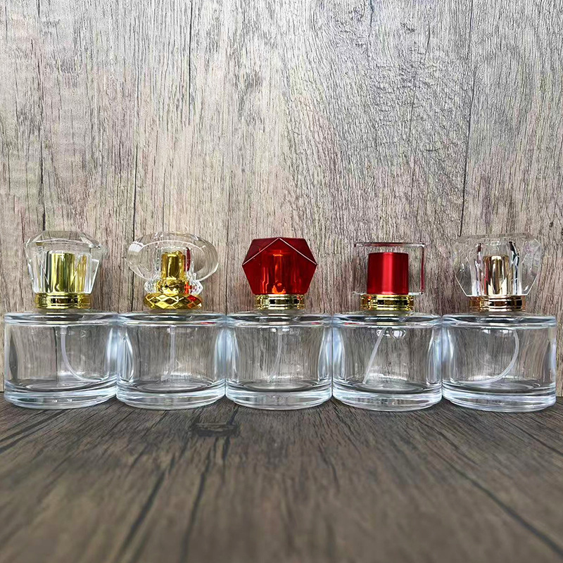 现货YY054-50ml1~5多款空瓶可印 logo香水便捷喷雾小样分装玻璃瓶