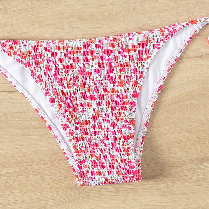 GraceChic Huludao Swimwear 2025 New European And American Sexy Floral Swimsuit For Women High-end Beach Bikini_voghion.com