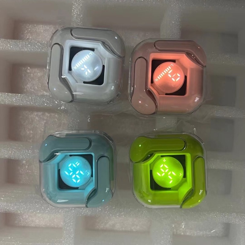 国境を越えた人気の Bluetooth ワイヤレス ヘッドセット TWS Bluetooth ヘッドセット ノイズ キャンセリング ヘッドセット 透明 air37 スポーツ ヘッドセット|undefined