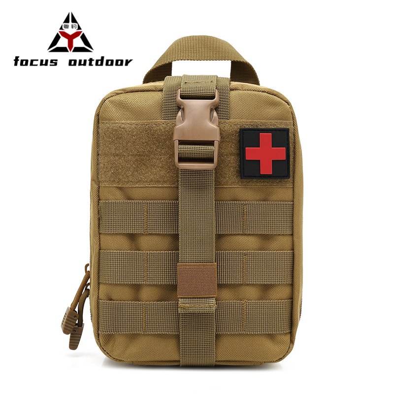 Accesorios de ciclismo táctico de carretera de primeros auxilios bolsa de cintura vendaje de almacenamiento paquete médico camuflaje militar bolsa táctica en stock al aire libre