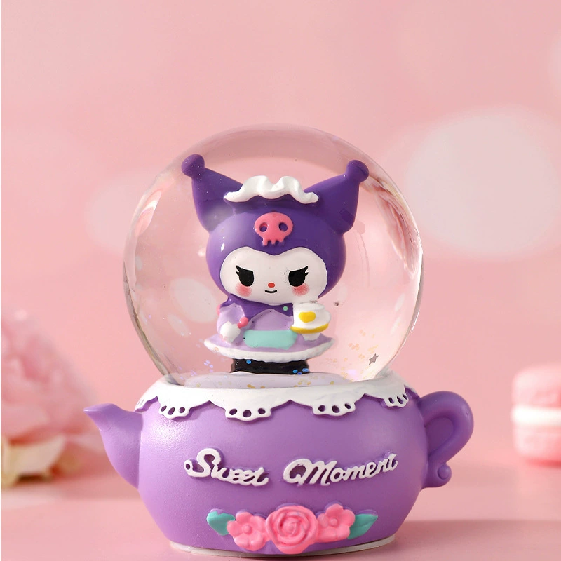 Разбивка Douyin Cool Mi семья кристаллическая шаровая blind box мультфильм анимация окружающая волна играющий свет декоративное оформление