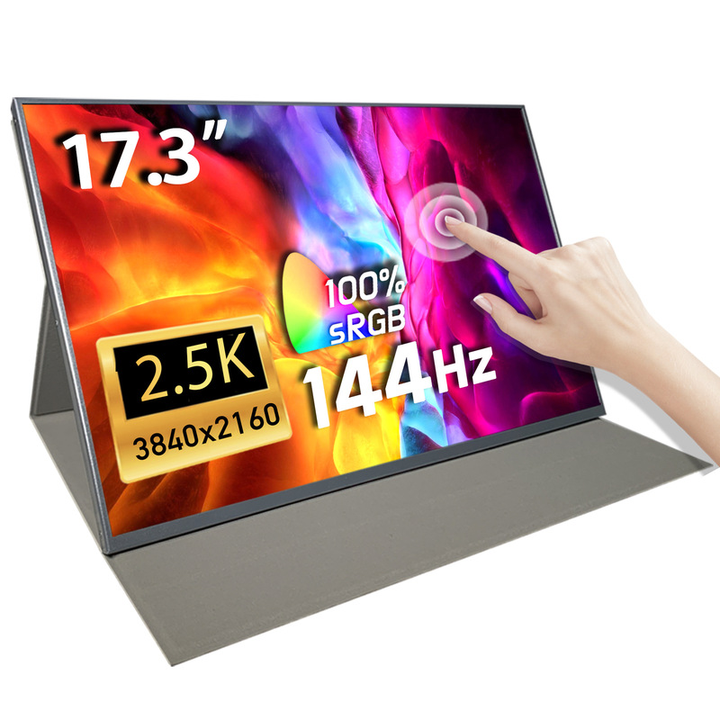 17.3inch Hd Portable Display 2.5K144Hz High Brush Gaming Computer Display Manufacturer Direct Sale